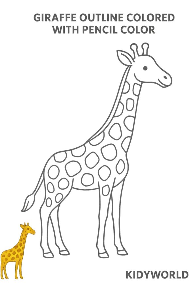 Giraffe Outline