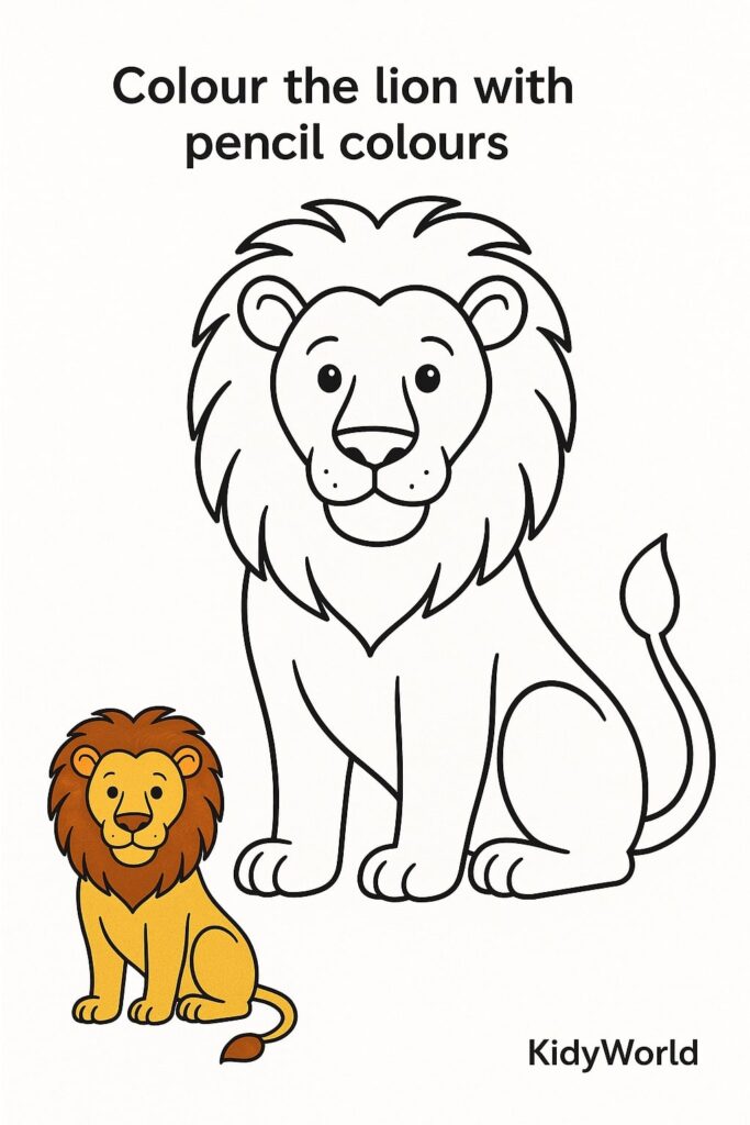 Lion outline