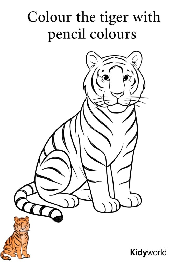 Outline Tiger