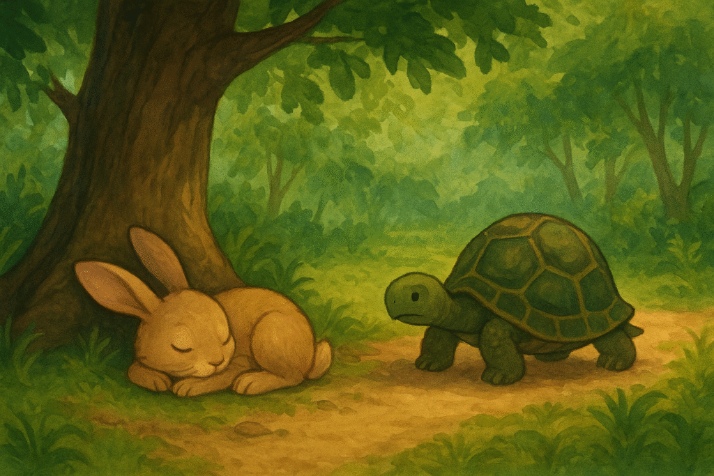 The Tortoise and The Rabbit13
