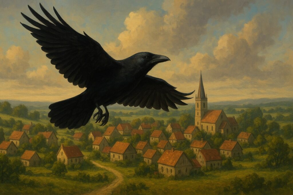 The Clever Crow And The Pots