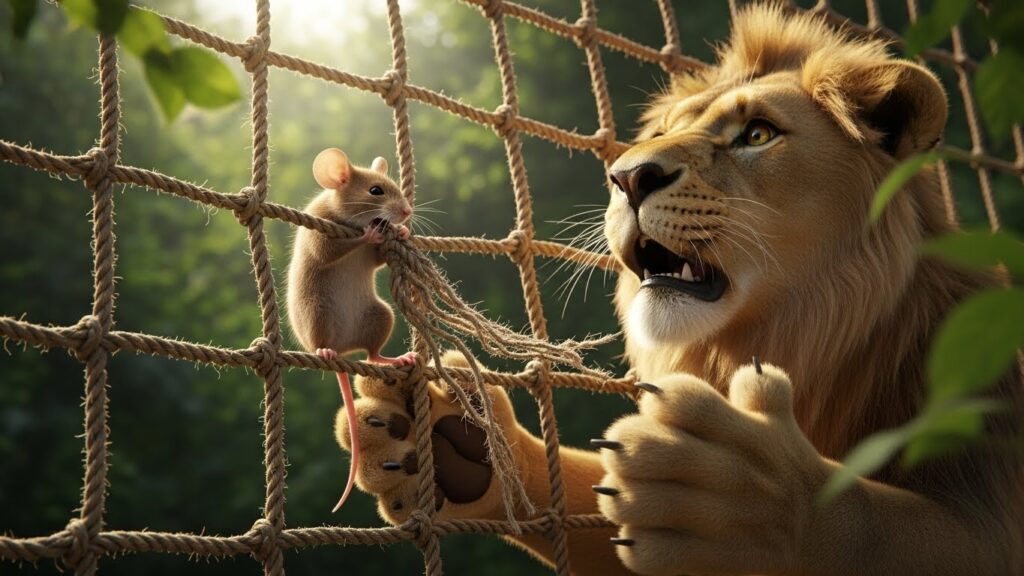 The Lion And The Little Rat