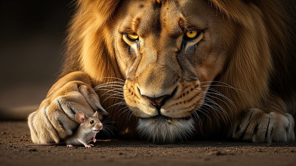 The Lion And The Little Rat