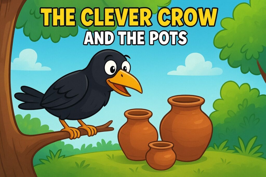 The Clever Crow And The Pots