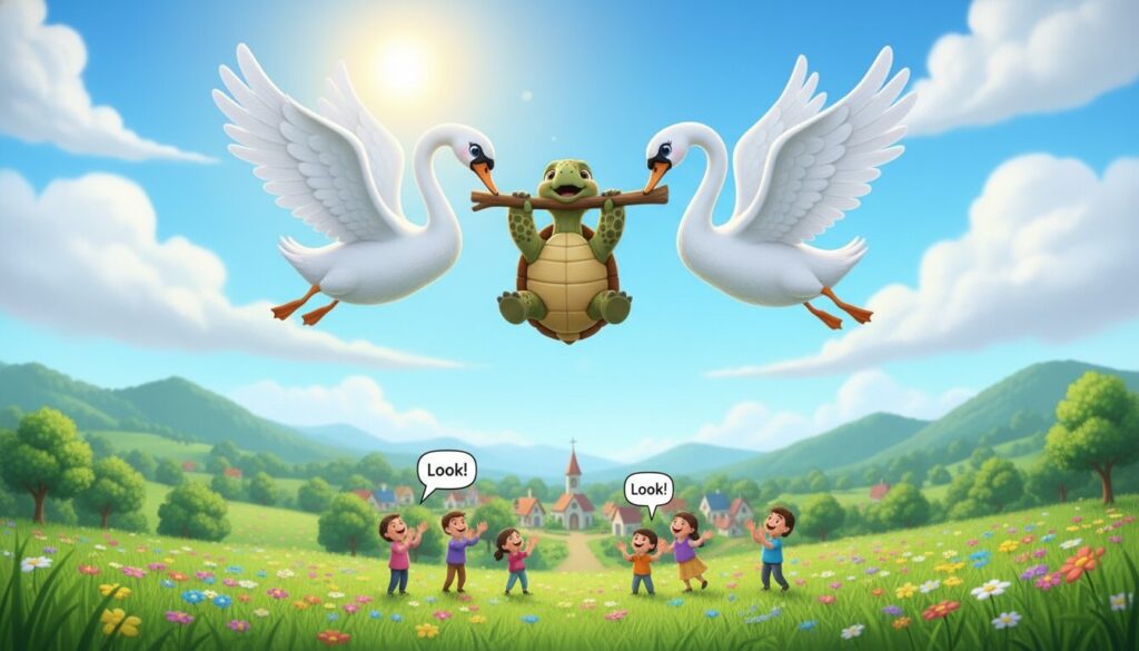 The Tortoise and the Geese