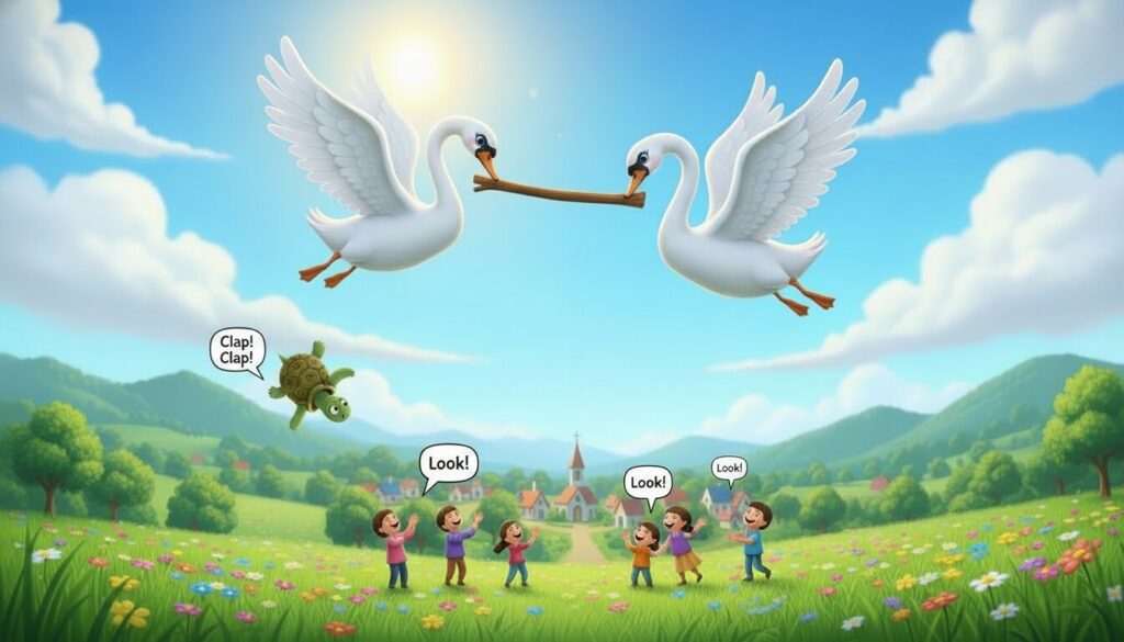The Tortoise and the Geese