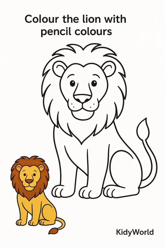 Lion outline