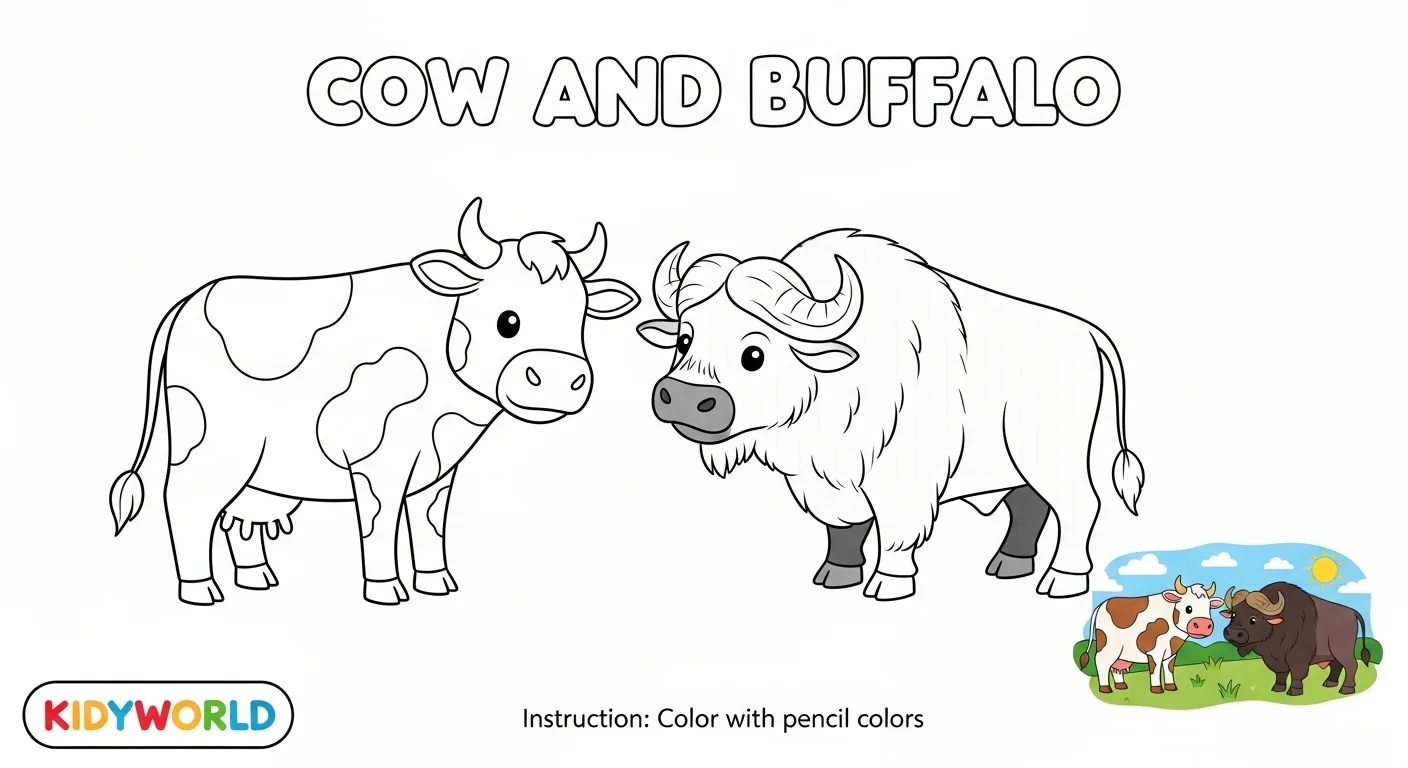 Cow & Buffalo