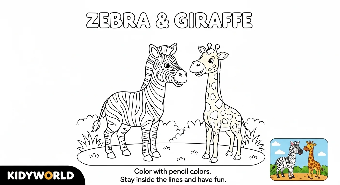 Zebra and Giraffe